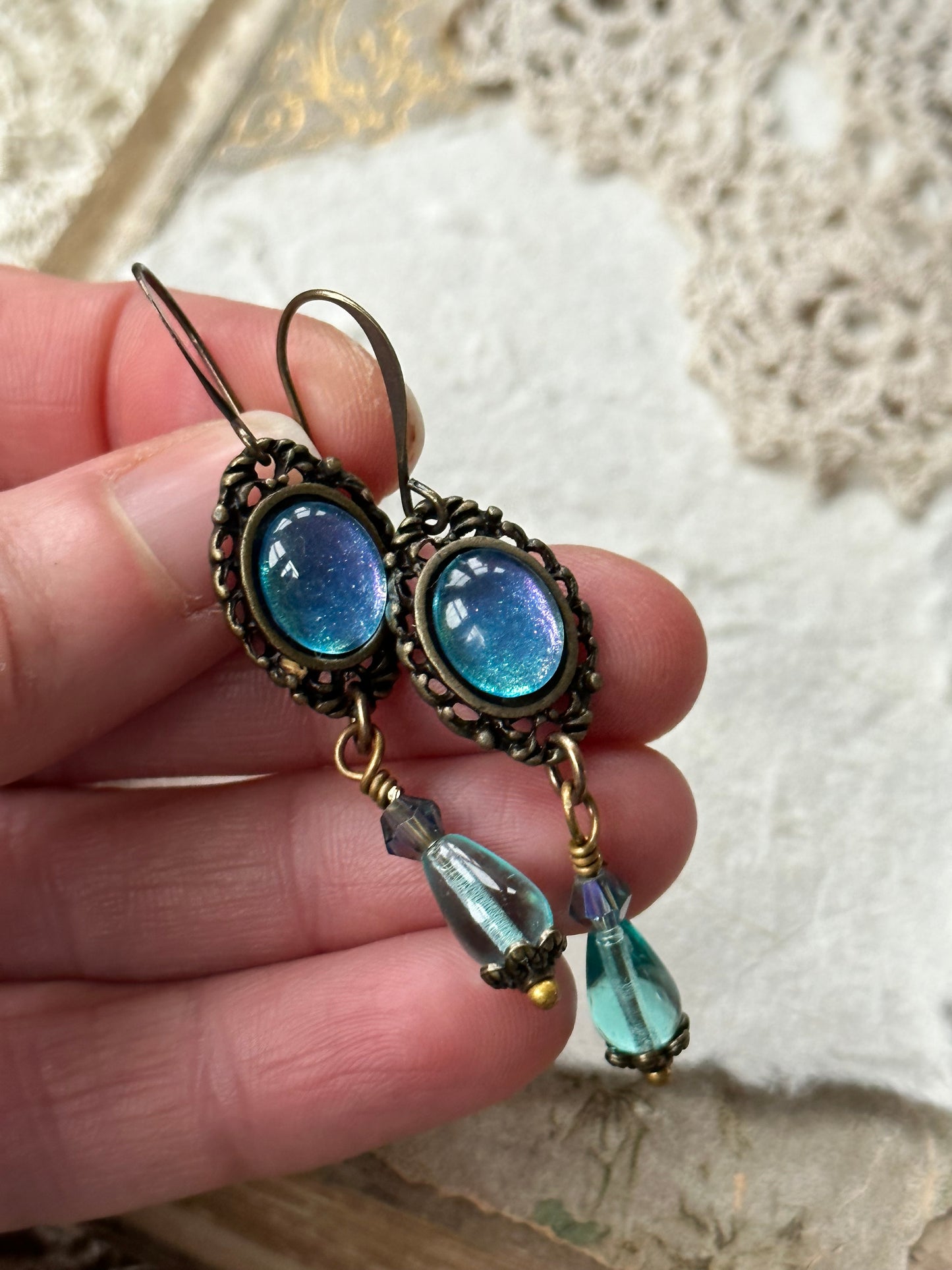 Mermaid Mirror Earrings