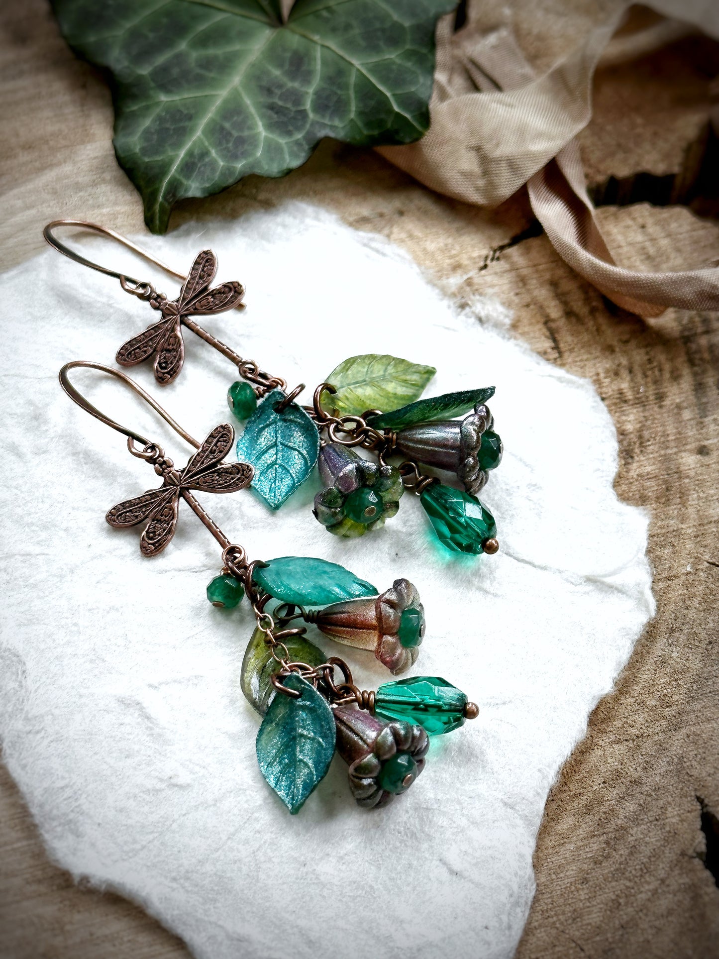 Emerald Garden Earrings