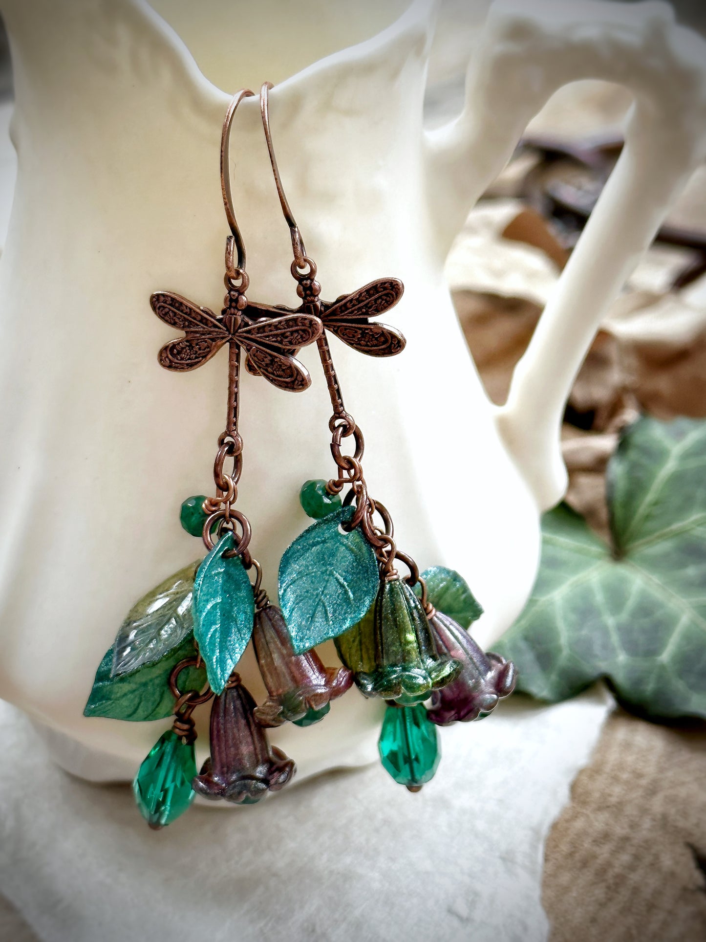 Emerald Garden Earrings