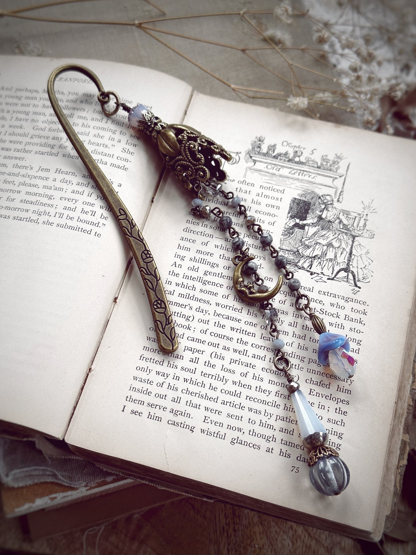 Reading by Moonlight Bookmark