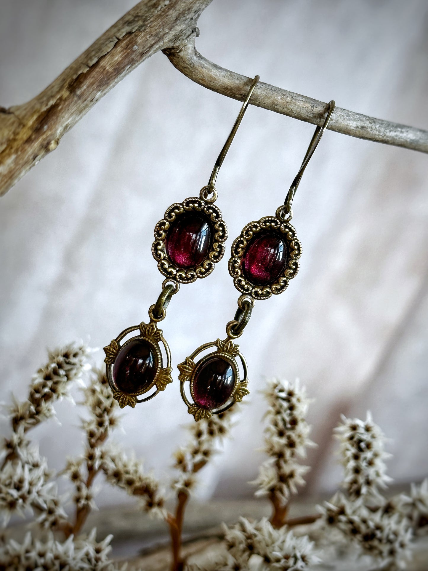 Lady Garnet Earrings