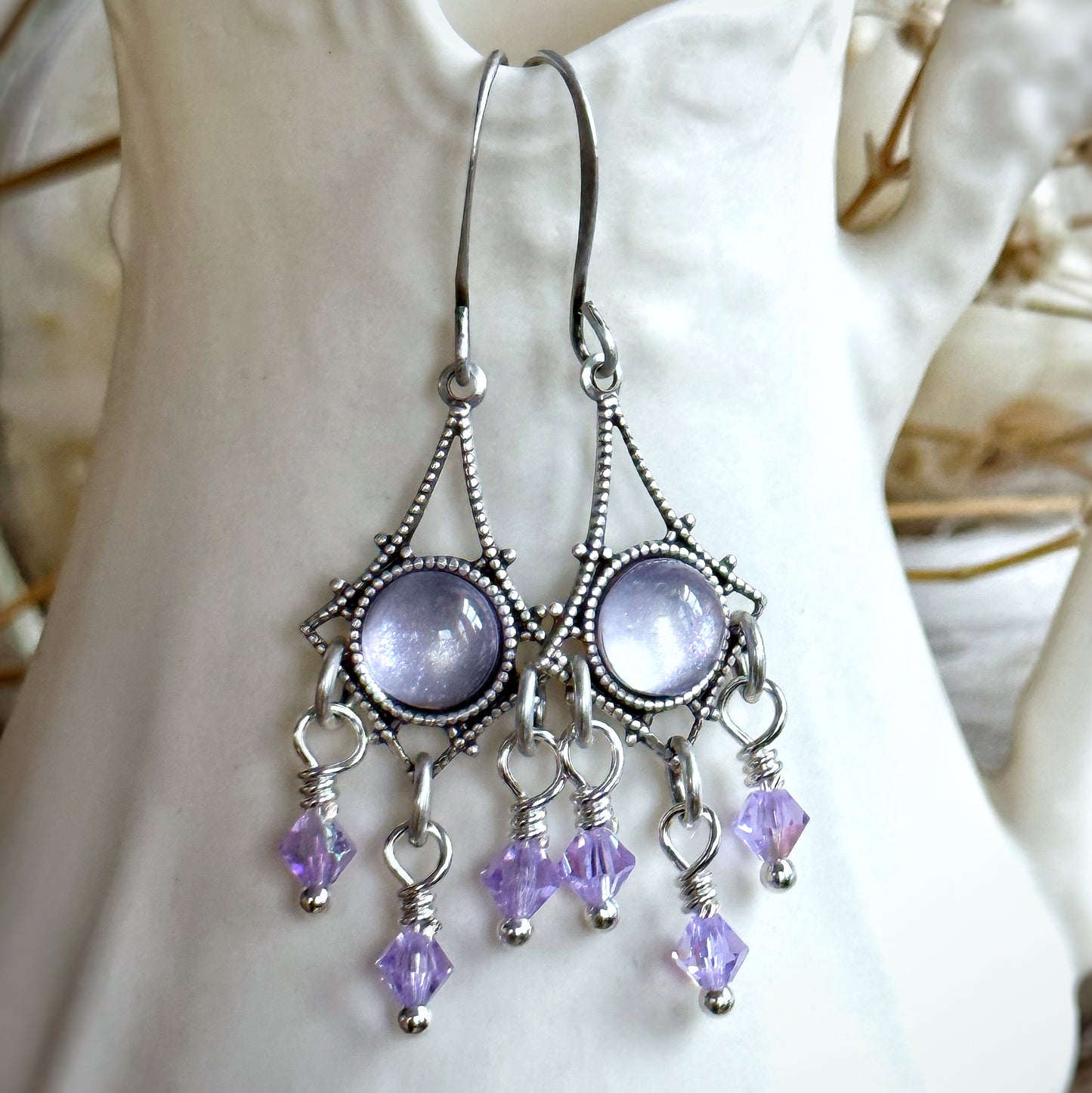 Winter Lilac Earrings