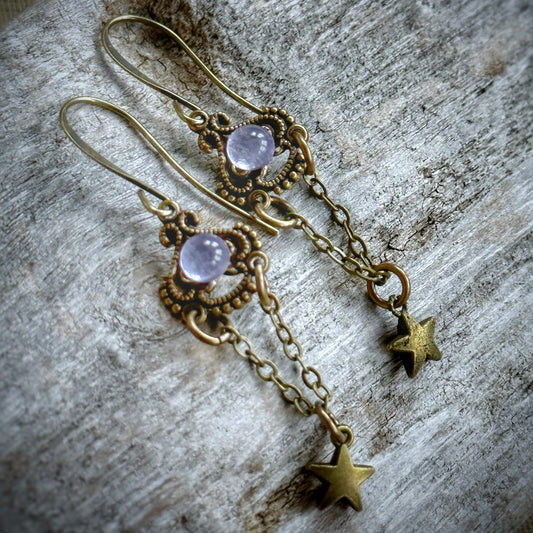 Lavender Twinkle Earrings