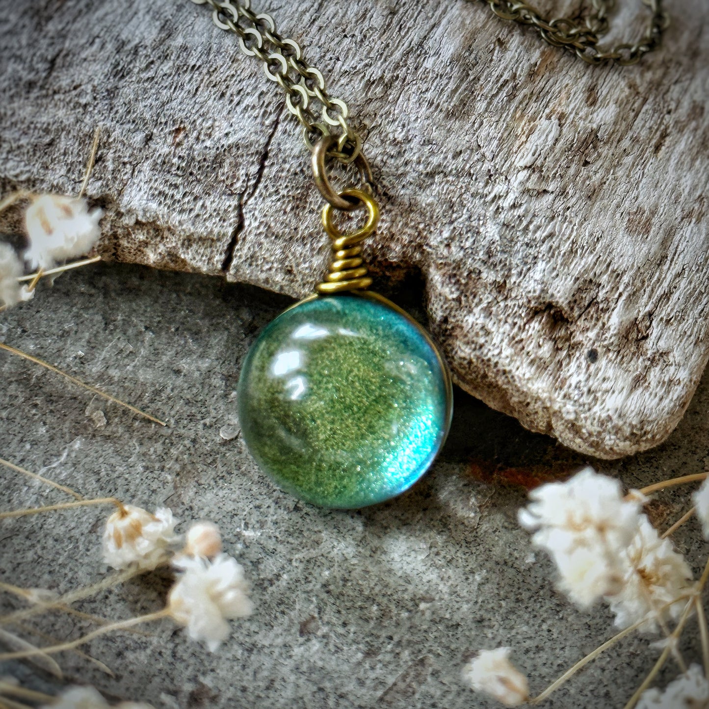 Water Fairy Orb Necklace