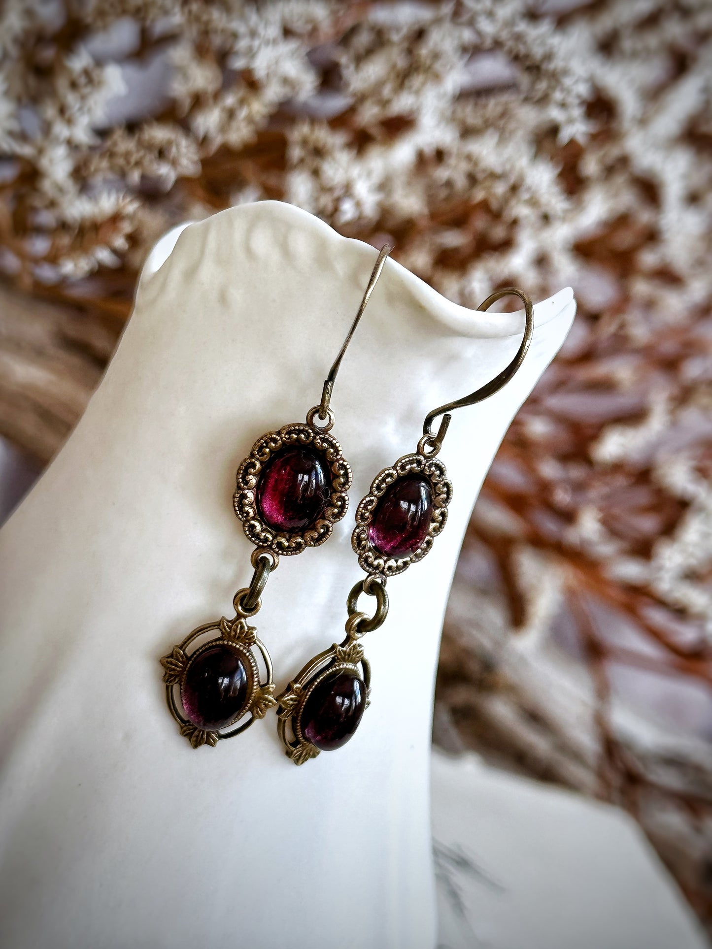 Lady Garnet Earrings