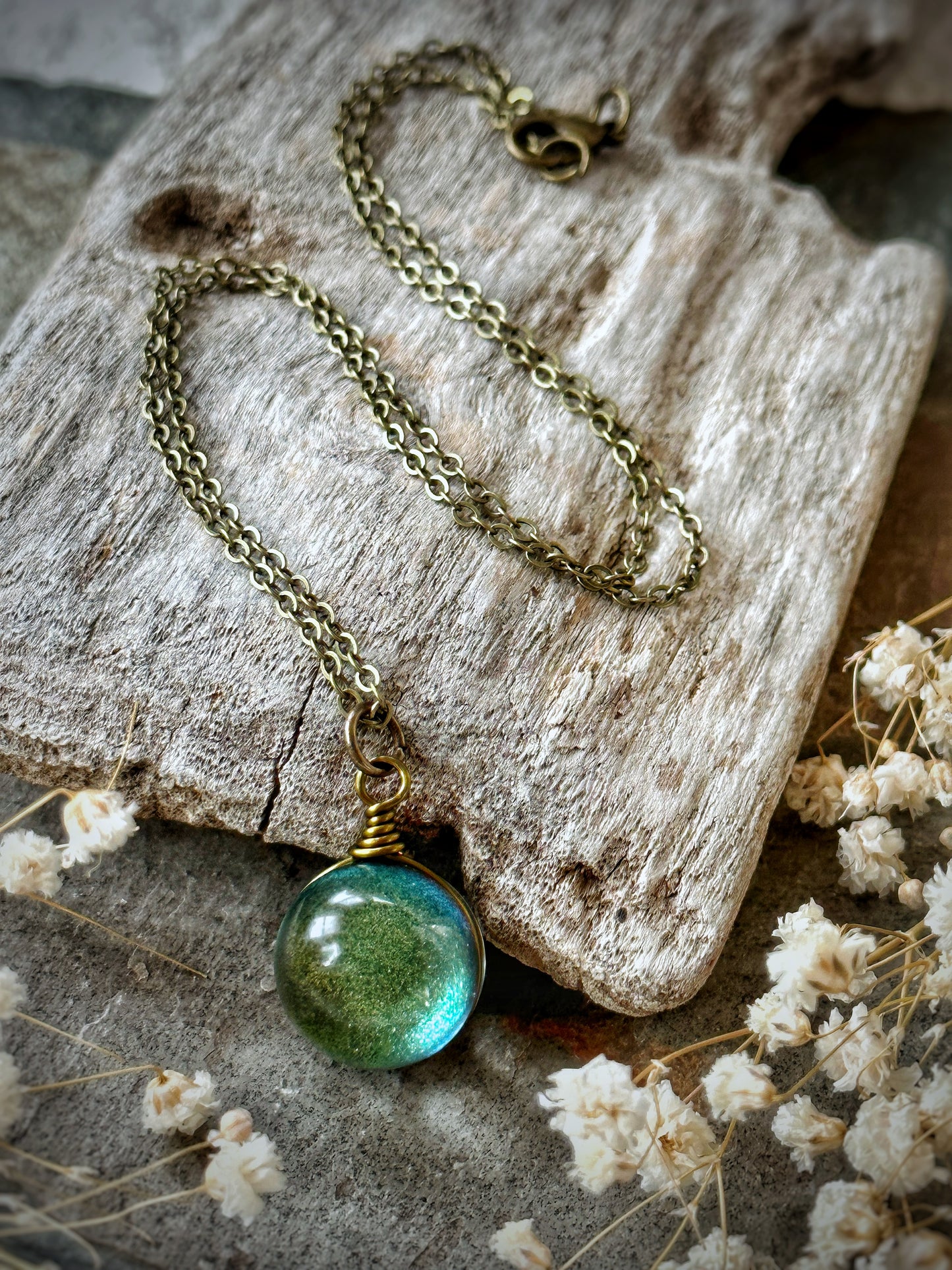 Water Fairy Orb Necklace