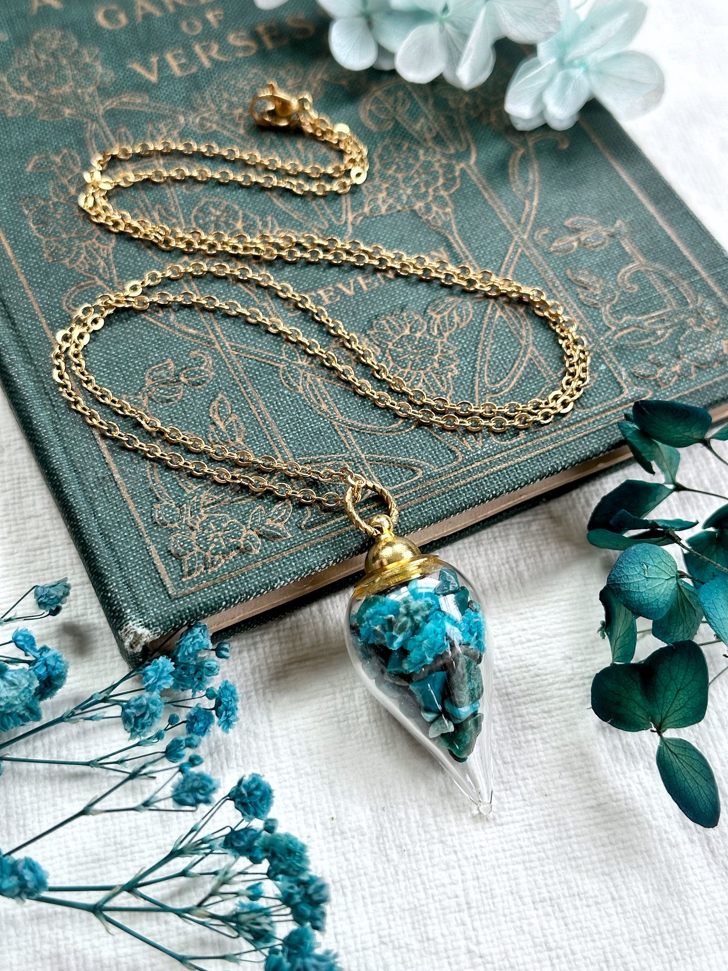Chrysocolla Intuition Apothecary Necklace